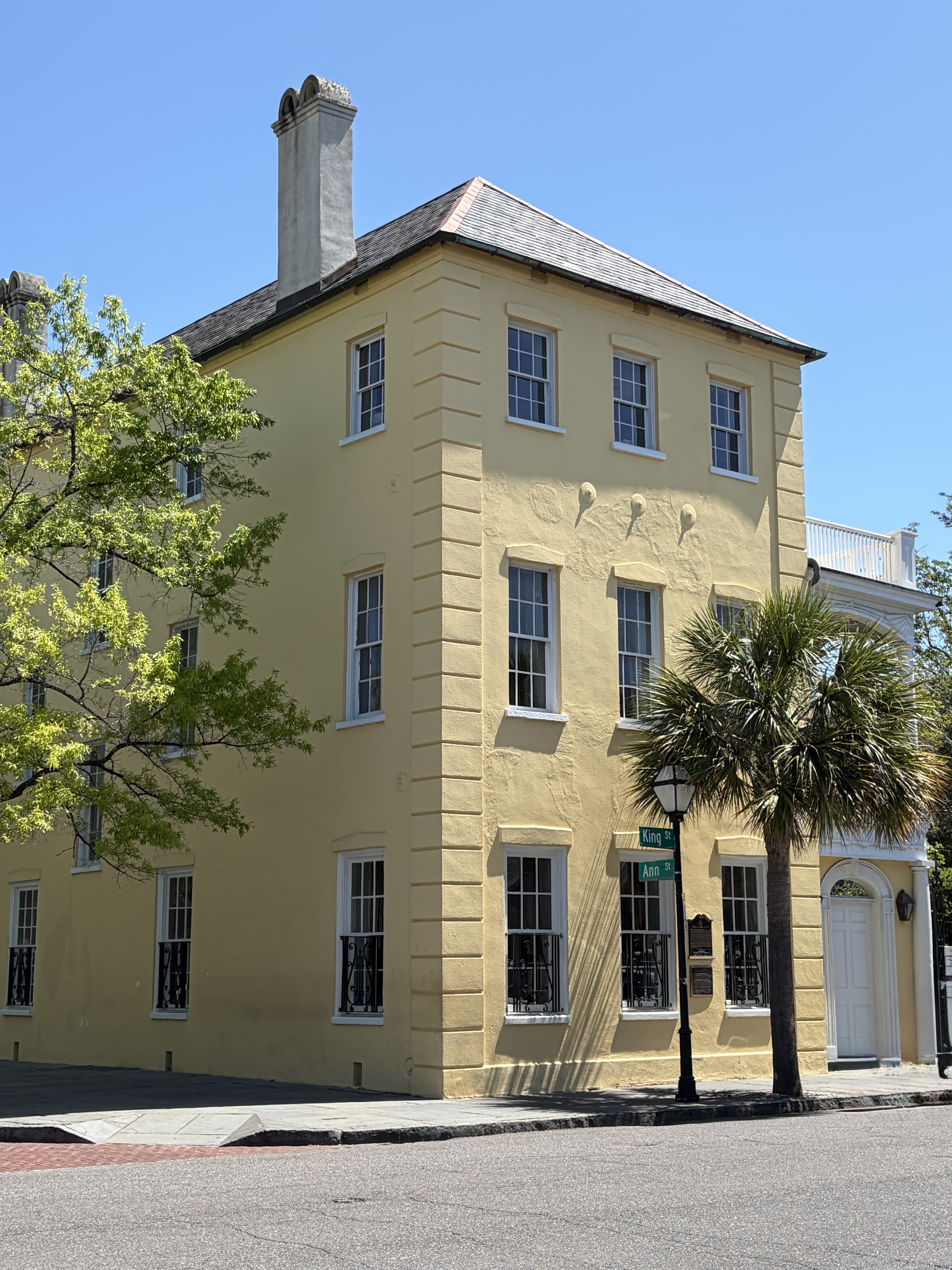 Chalreston antique shops in historic downtown Charleston, South Carolina.